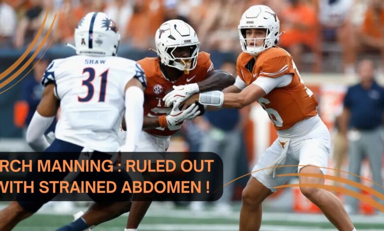 Texas QB Arch Manning Injury